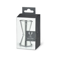 Viski Professional | Small Japanese Style Makoto Jigger | 1/2 oz + 3/4 oz
