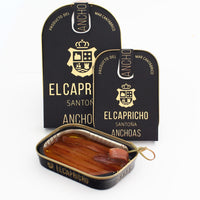 El Capricho | Anchoas | Cantabrian Sea Anchovy Fillets in EVOO | 95 g