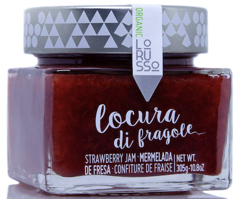 LoRUSSo Fresa | Strawberry “Locura di Fragola” Mermelada | Jam Ecológica | Organic