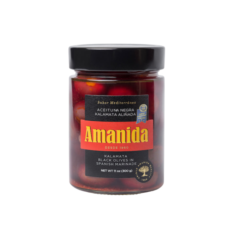 Amanida | Whole Kalamata Olives in Spanish Marinade